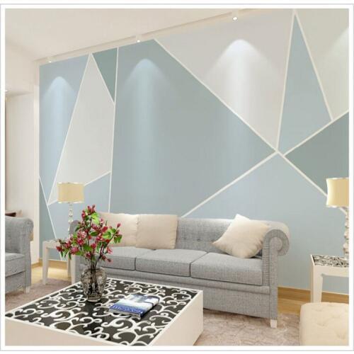 Drop Shipping photo Wallpaper Modern Abstract Geometric Art Graphics Wallpaper Bedroom Living Room Wallpaper 3d Stereo Mural