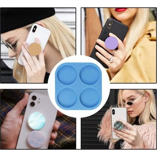 DIY Silicone Phone Grip Mold, Circle Casting Making Mould, Craft Making Tools for Adults