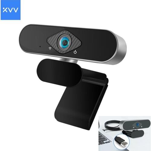 Xiaovv HD Webcam Camera 1080P USB IP Camera Live Broadcast Camera Built-in Micophone Autofocus for Laptop PC Computer Camera