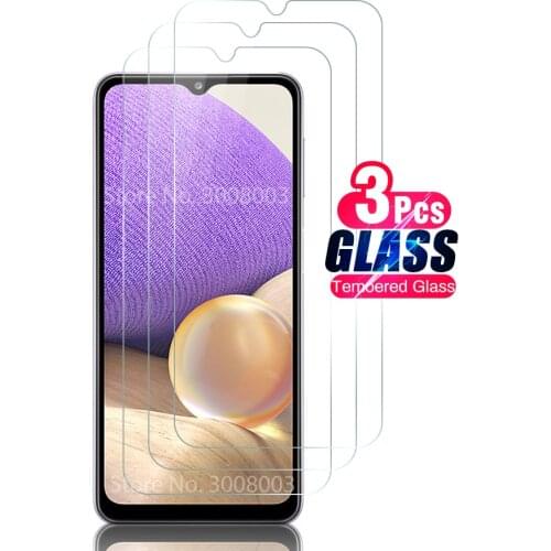 3PCS glass for samsung galaxy a32 glass tempered g screen protectors for sansung sumsung a 32 sm-a326f/ds 6.5'' phone film cover