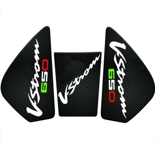 3D Motorcycle Anti slip Tank Pad Sticker Pad Side Gas Knee Grip Protector For SUZUKI V-Strom650 DL650 V-Strom 650 DL 650 VStrom