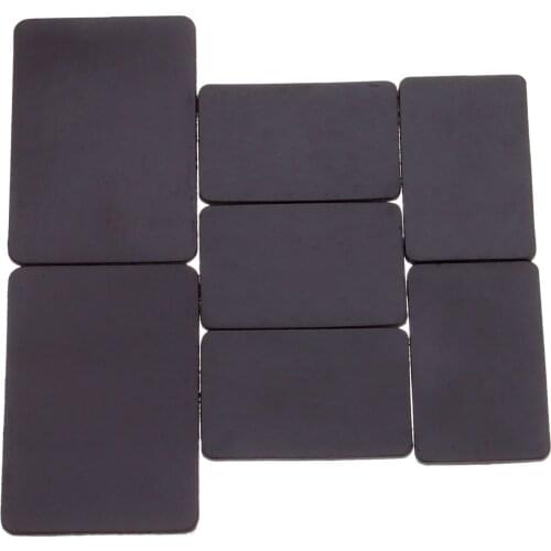 5/2Pcs Fridge Magnets Rectangle Personal Refrigerator Magnetic Sticker Home Decor Refrigerator Magnet Blackboard Sticker