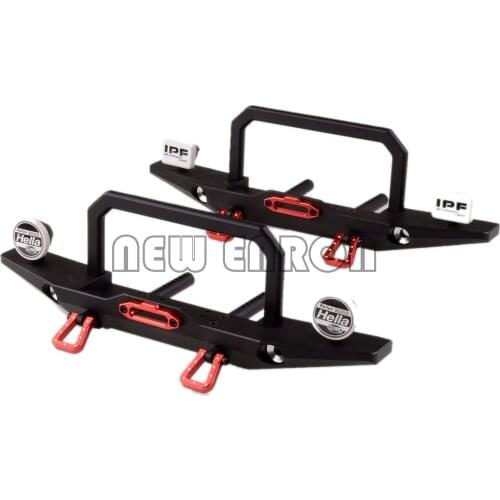 Aluminum Front Bumper w/Winch Mount & Light Buckets AX-30001 FOR 1/10 Traxxas TRX-4 TRX4 NEW ENRON 1:10