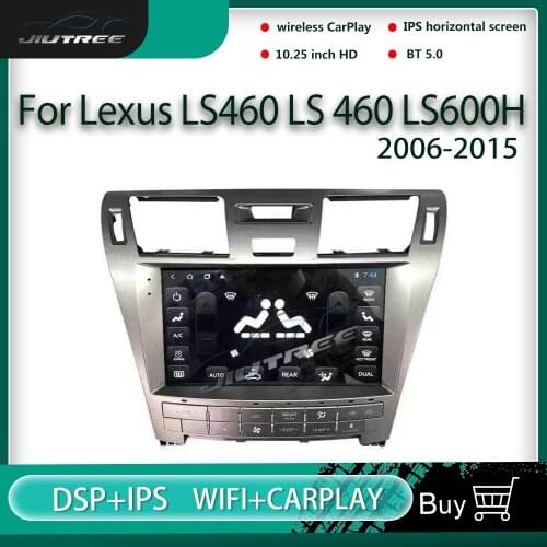 IPS Screen 2 Din Android Car Radio For Lexus LS460 LS460 LS600H 2006-2015 Navigation Multimedia Player Auto Stereo Tape Recorder