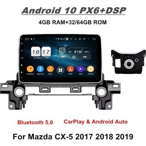 4gb+64gb DSP PX6 9" Android 10 Car DVD Player for Mazda CX-5 CX 5 2017 2018 2019 Car Radio GPS Bluetooth 5.0 wifi Easy Connect