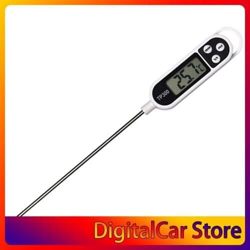 Kitchen Digital BBQ Baking Food Thermometer Meat Cake Candy Fry Grill Dinning Household Cooking Stainless Steel Thermometer Tool