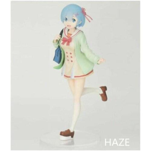 Anime Re:Life in a different world from zero Rem School Uniform Figure Model Toy No Box