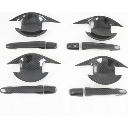 For Mitsubishi ASX RVR Outlander Sport ES 2020 2021 Chrome Exterior Door Handles And Bowls Cover Trim Car Styling Accessories