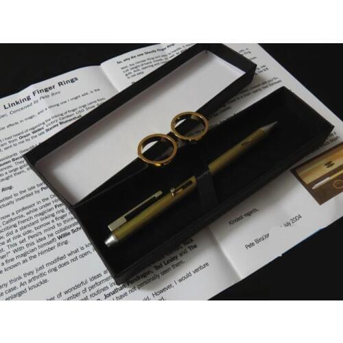 Ghostly Linking Finger Rings 2.0 (Gimmick) -Free Shipping,Easy Magic Tricks,Professional Magic ,How To Magic,Magic Show Kit