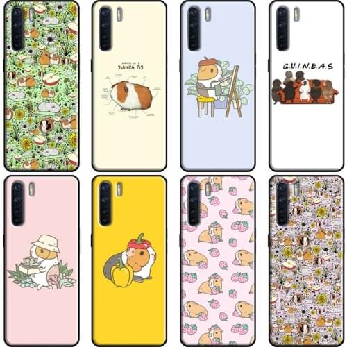 Cartoon Guinea Pig Soft For OPPO F5 F7 A52 A72 A1K A5S A15 A83 A91 A31 A53 A9 A5 2020 Reno 4 Pro 2Z Cover