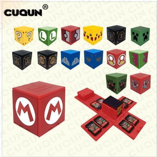 New est For Nintend Switch Shockproof Game Cards Case NS Hard Shell Box for Nitend Switch Games Storage Accessories 16 in 1