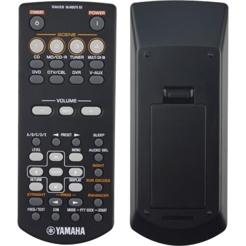 New RAV28 WJ40970EU for Yamaha AV Amplifier Receiver Remote Control RAV34 RAV250 RX-V361 RX-V365 HTR-6030
