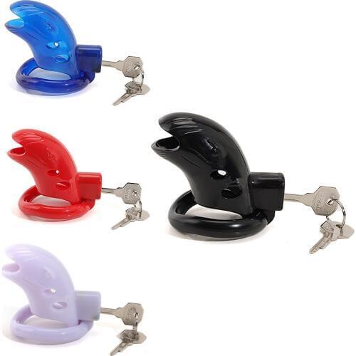 NEW Snake Shape Chastity Lock Sexy Appliance CB6000 Silicone Chastity Lock Cage Sex Training Restraint Device Set Short Sex Shop