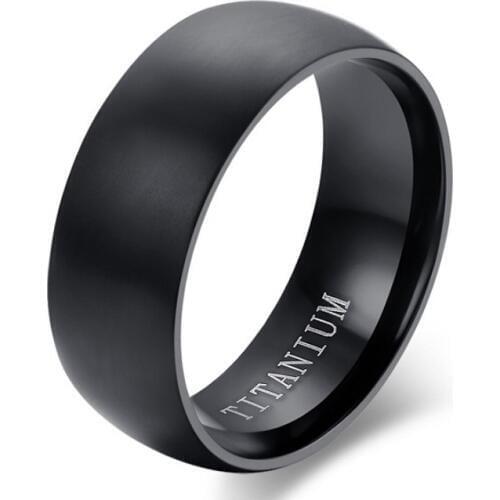 Wholesale New Arrival Titanium Rings for Men and Women Hot Sale Black Men Rings