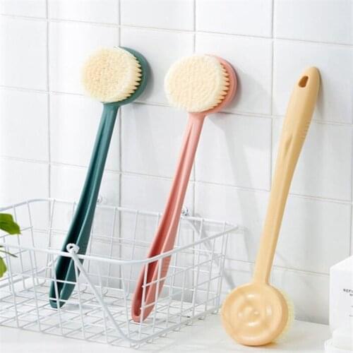 Multifunctional Long Handle Back Bath Brush Body Spa Remove Dead Skin Body Maasage Shower Bath Brush Shower Scrubber Easy Clean