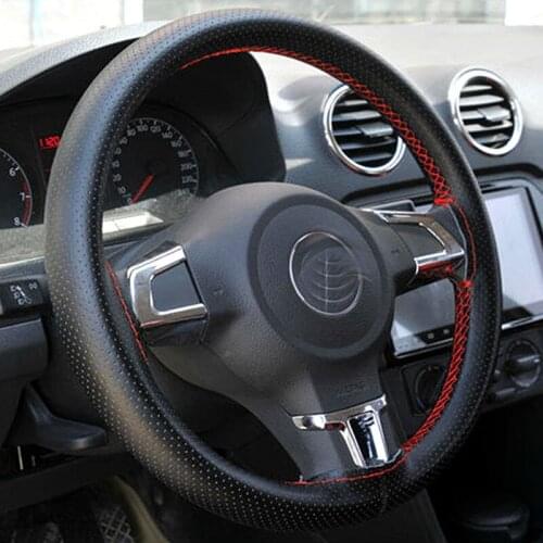 Artificial Leather Car Steering Wheel Woven Cover Sewing Kit for BMW all series 1 2 3 4 5 6 7 X E F-series X1 X3 X4 X5 Mini