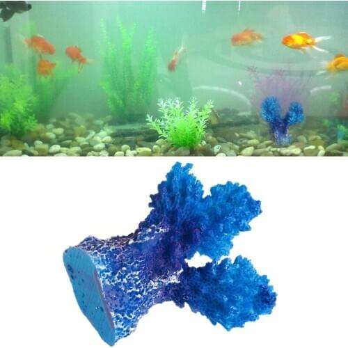 High quality Aquarium Mini Artificial Resin Coral Tree Underwater Ornament Landscape Decor