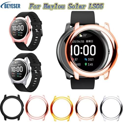 Smart Watch Protective Caps Light and Colorful Cover Plastic Bumper Shell Protection Frame For Xiaomi Haylou Solar LS05