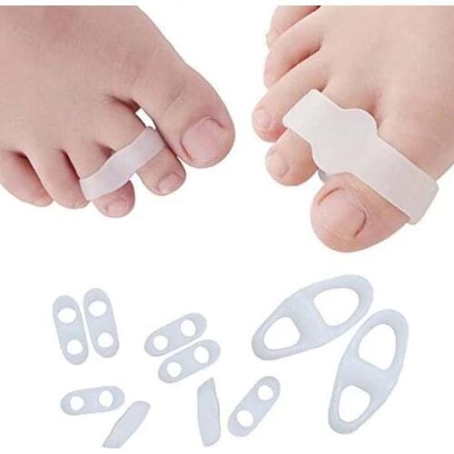 1pair Toe Spreader Separator Hallux Valgus Bunion Overlapping Toes Hammer Toe Correction Thumb Finger Orthopedic Foot Care Tool