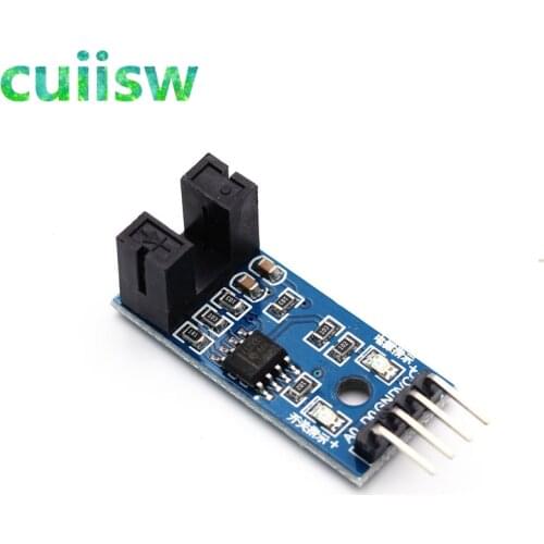 1PCS Speed Measuring Sensor Counter Motor test module slot type optical coupling for arduino