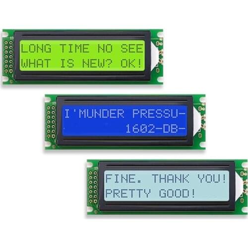 14PIN LCD1602 Display Screen SPLC780C Controller 5V WhiteBacklight Parallel Interface