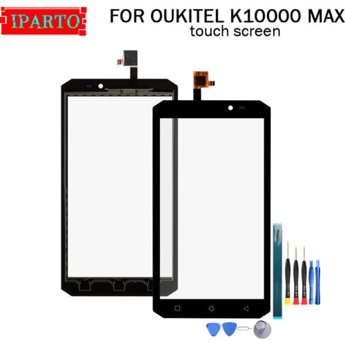 5.5inch For OUKITEL K10000 MAX Touch Screen Glass 100% Guarantee Original Digitizer Glass Panel Touch Replacement For K10000 MAX