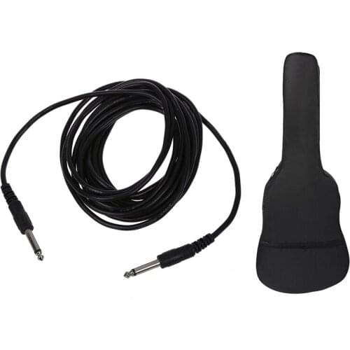 5M Cable Cord Jack for Guitar Electric Guitar with 38Inch Guitar Bag Oxford Cloth Shoulder Gig Bag