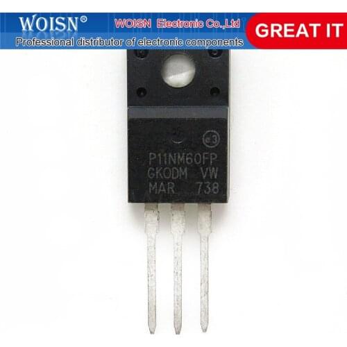 5pcs/lot P11NM60FP FCPF11N60 11N60 TO-220F In Stock