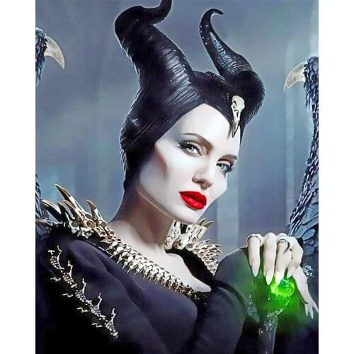 "Witch" picture DIY digital painting by number painting Christmas birthday unique gift