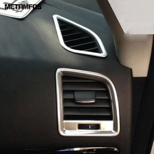 For Mazda CX-5 CX5 2012 2013 2014 2015 Matte Air Conditioner Vent Outlet Cover Trim Decoration Frame Interior Car Accessories