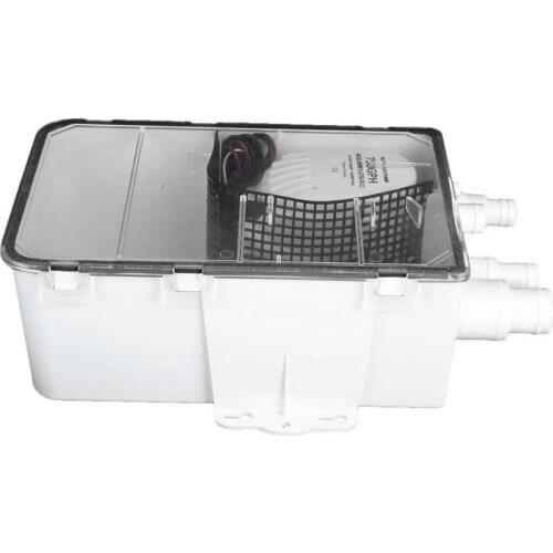 Shower Sump Pump System Boat RV Bilge 12V 750GPH Marine Multi Port Drain Box Marine Shower Pump New Arrivals