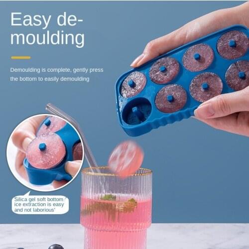 Food Grade Ice Mould Ice Making Box with Cover Household Quick Frozen Ice Storage Box Ice Making Artifact Silica Gel Ice Lattice