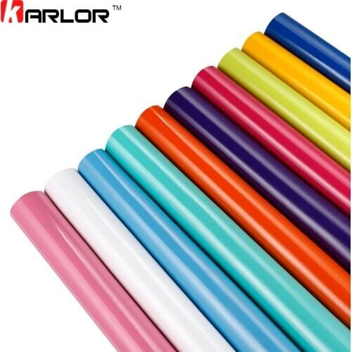 30/10x100cm Car Bright Glossy Vinyl Film Auto Car Stickers Decal Waterproof Shiny Gloss Auto Car Motorcycle Truck Wrapping Foil