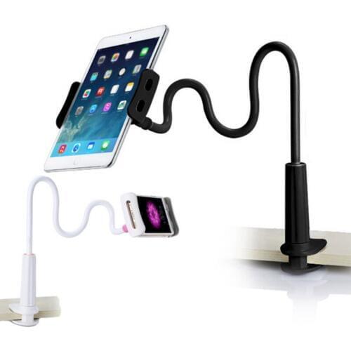 Gooseneck I Pad Stand Holder / Adjustable Tablet Holder Mount / Cell Phone Holder, Long Arm Bracket for 3.5"~10.5" iPhone, iPad