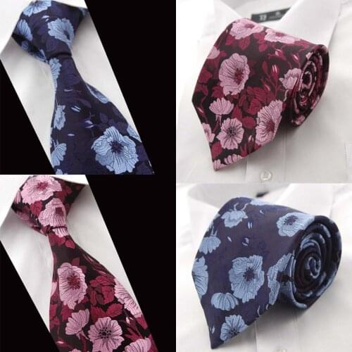 Cotton Printed Ties For Men European Casual Cashew Flower Printed Mans Necktie Skinny Narrow Neckties Party Ties