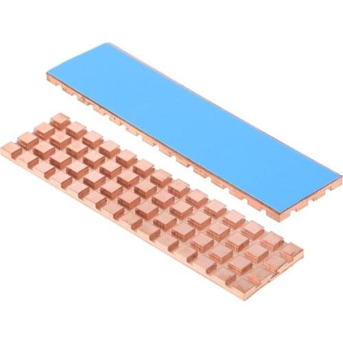 Copper Heatsink Thermal Conductive Adhesive For M.2 2280 PCI-E NVME SSD
