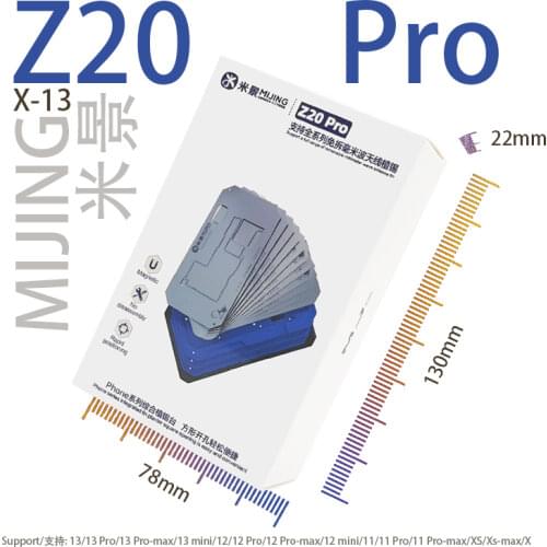 MIJING Z20 10 in 1 Middle plant for tin station iPhoneX XS MAX 11pro 12 promax mini middle strip steel net plant tin platform