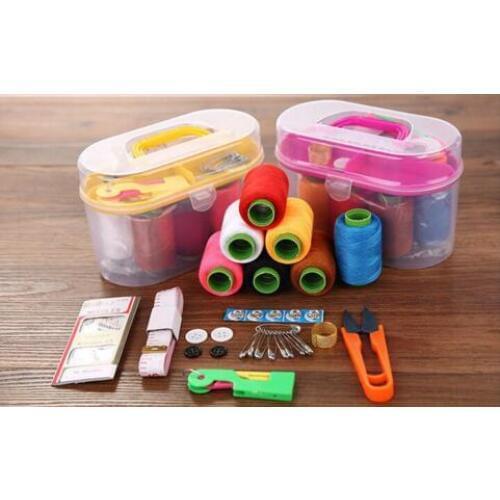 Sewing box set of 10 pieces,Large household sewing tools, rulers, portable travel sewing and sewing kits