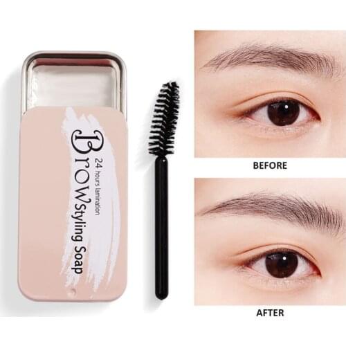 New Brow Styling Soap Clear Eyebrow Solid Gel Styling Tool Long Lasting Wax for Brow Lamination Hot Sell