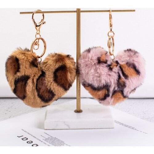 Plush Keychain Heart-Shaped Kawaii Stuffed Doll Kawaii Keychain Creative Pendant Personality Plush Girl Key Chain Gift for Girl