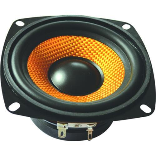 SOTAMIA 1Pc 4 Inch Woofer Sound Audio Speaker Driver 4 Ohm 15 W DIY Professional Multimedia Subwoofer Speaker Square Loudspeaker