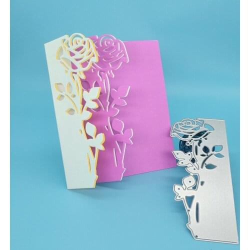 Roses, flower hollow photo album metal cutting die, scrapbook, photo album decoration, DIY crafts