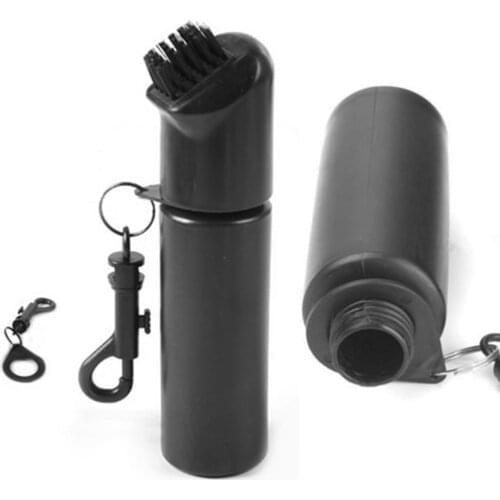 1Pcs Golf Iron Ball Scrub Wet Cleaning Brush Golf Club Cleaner with Water Bottle Golf Equipment Golf Training Aids