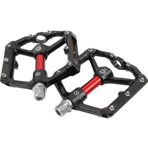 Ultralight Seal Bearings Bicycle Bike Pedals Road Bike Bearing Pedals with Reflector CNC Aluminum Alloy 3 Bearing Platform Pedal