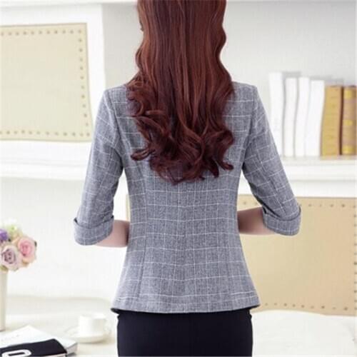 Women Blazers And Jackets Slim Seven Sleeves Fashion Blazer Spring And Summer Lady short Blazer Feminino CJ003