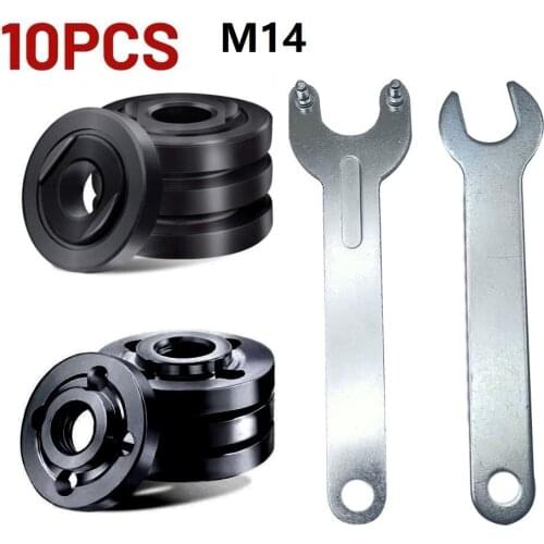 10PCS Angle Grinder Parts M14 Flange Nut Spanner Wrench For-Makita 9523 For Ryobi Angle Grinder Parts