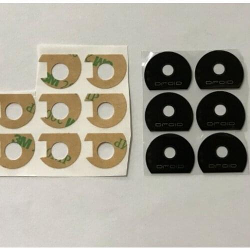 50Pcs/lot, New Tested For Z Z play XT1650 Rear Back Camera Glass Lens Cover Replacement Parts with Glue Sticker