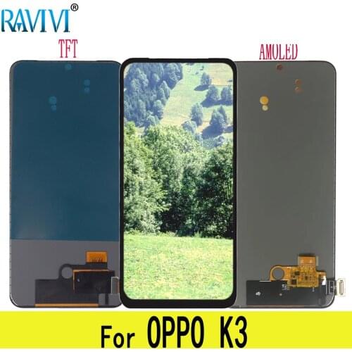 6.5" K3 AMOLED LCD For OPPO K3 LCD Display Touch Screen Digitizer Assembly Replacement For OPPO K3