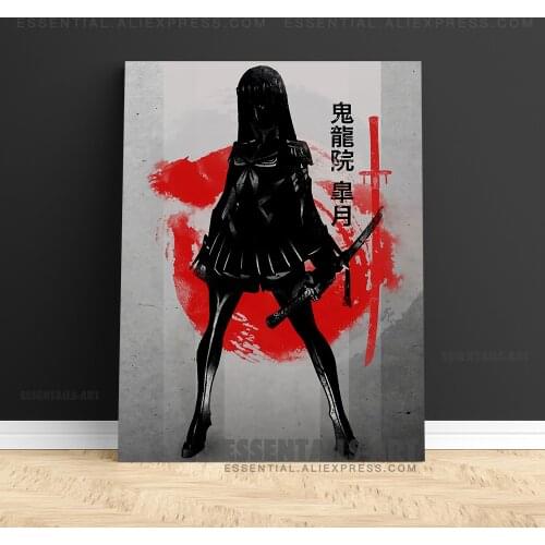 Satsuki Kiryuin Kill la Kill Anime Poster Canvas Wall Art Painting Decor Pictures Bedroom Study Room Home Decoration Prints