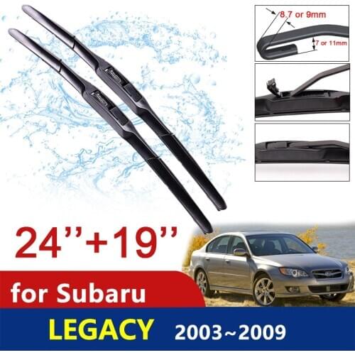 Car Wiper Blade for Subaru Legacy BL BP 2003 2004 2005 2006 2007 2008 2009 Front Windscreen Windshield Wipers Car Goods Stickers